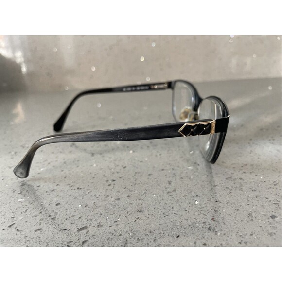 BALMAIN BL1031 01 Eyeglasses Frames Only France 53-15-135 Black Matte/Gold PM89 main image 8